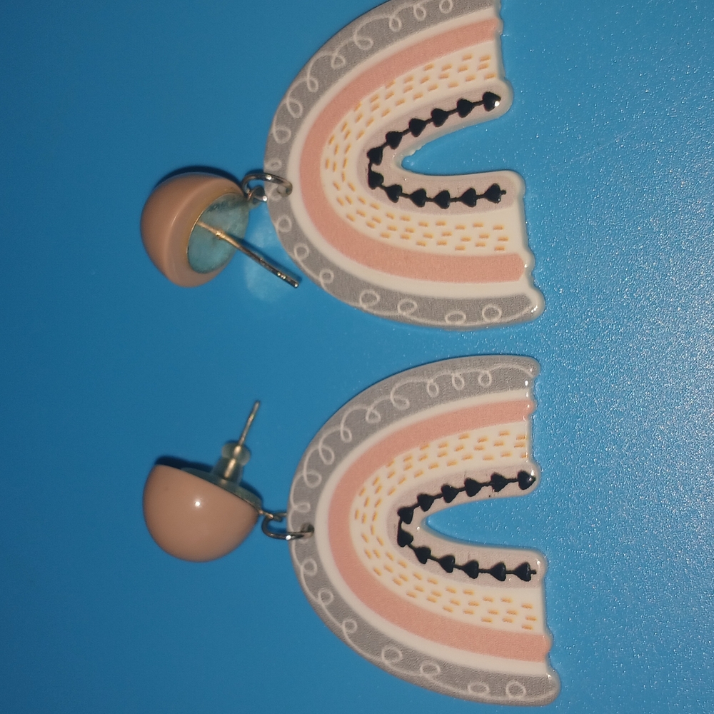 Rainbow Arch Earrings New